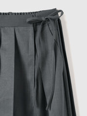 ラッププリーツスカートセットパンツ≪手洗い可能≫
