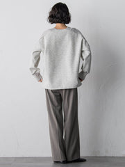 メルトンニットドッキングカットソー