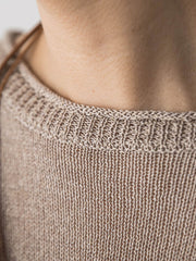 ペーパーブレンドルーズニットプルオーバー