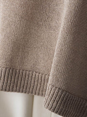 ペーパーブレンドルーズニットプルオーバー