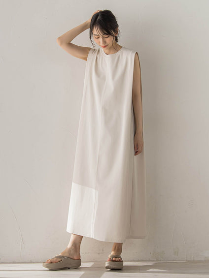 鹿の子スカーフアレンジワンピース