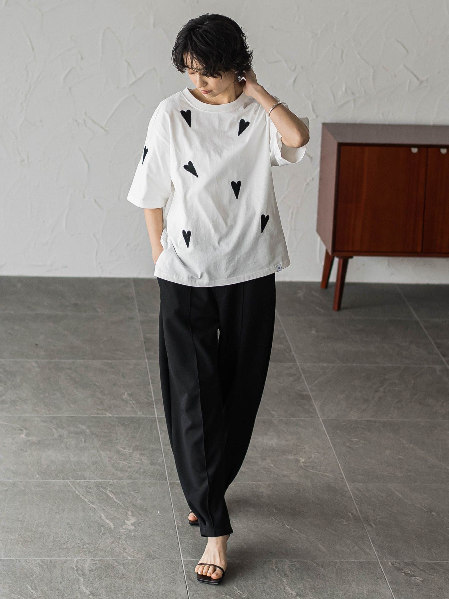 【40周年限定】LOVE刺繍ルーズTシャツ