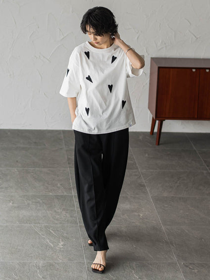 【40周年限定】LOVE刺繍ルーズTシャツ