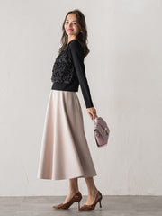 フラワーチュールドッキングカーディガン