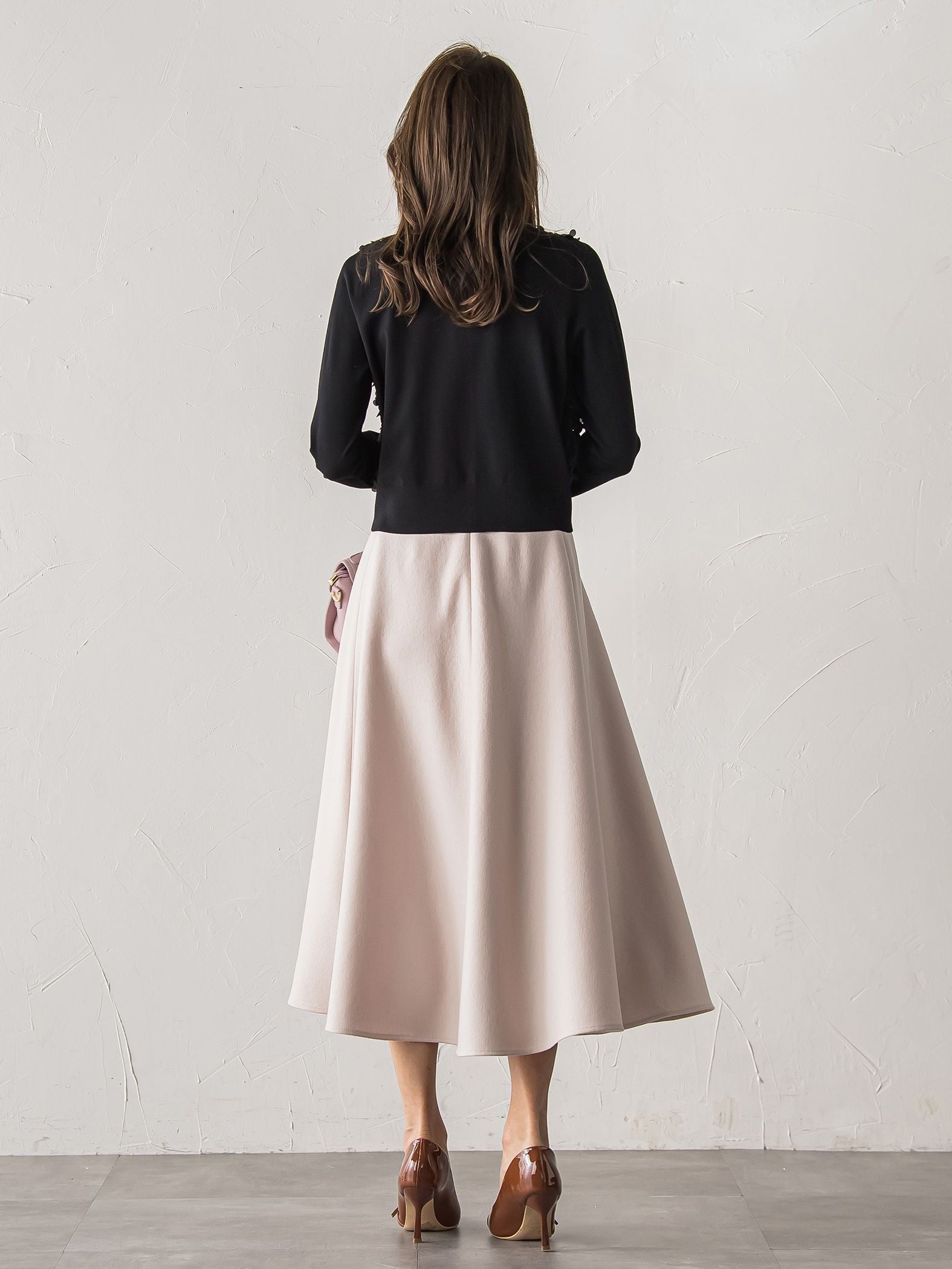 フラワーチュールドッキングカーディガン