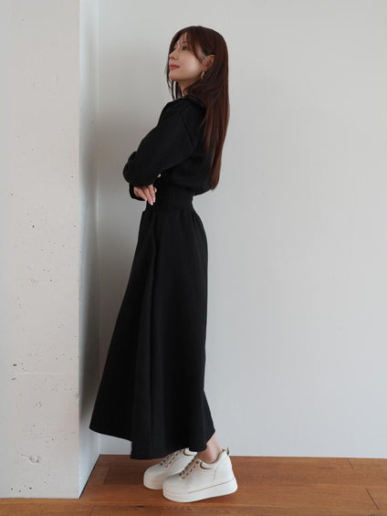 Sweat Rib Onepiece［under150cmさんにもオススメ］≪手洗い可能≫