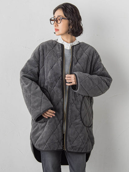 【WEB限定】”まるで毛布”どちらも主役リバーシブルアウター