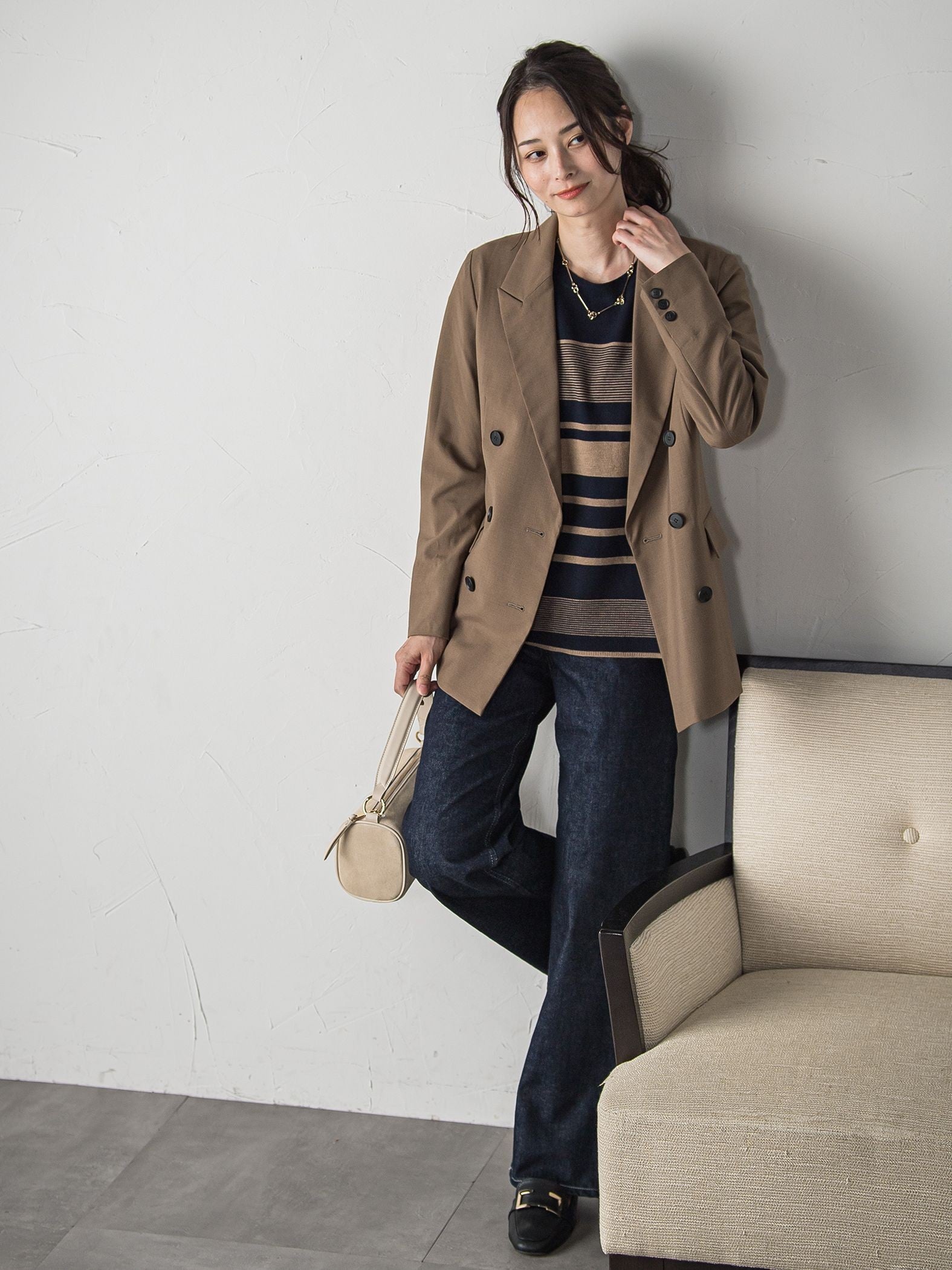 【WEB限定】ランダムボーダーニット≪11号あり/洗える≫