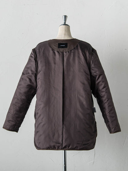 撥水キルティングコート≪袖取り外し可能≫