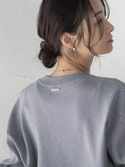 【WEB限定】お肌にやさしいファスナーニット≪手洗い≫