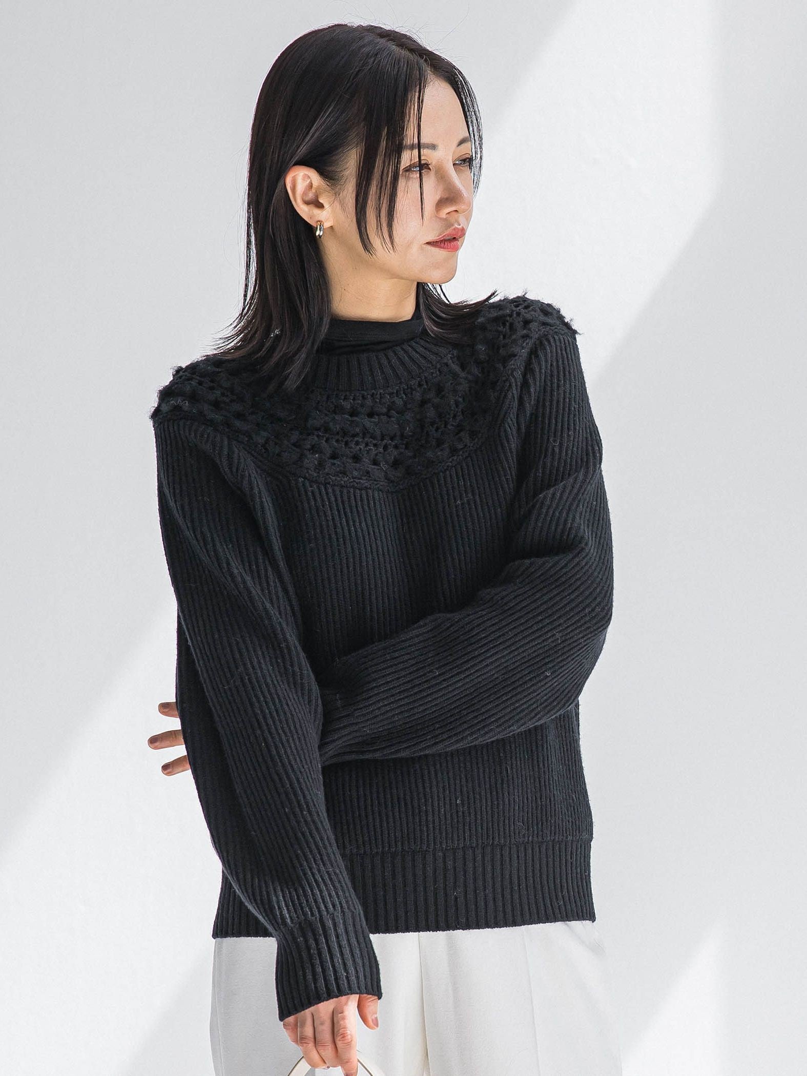 カシミヤシルクシアーラメタートル≪WEB限定カラー/手洗い可能≫