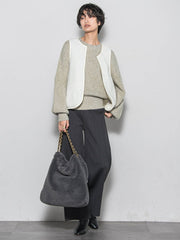 【WEB限定】ラメフェザーニット≪手洗い可能≫