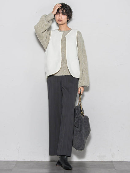 【WEB限定】ラメフェザーニット≪手洗い可能≫