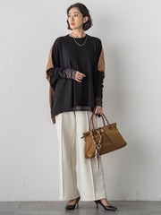 【VIOLAd'ORO】ターンロック付きナイロントートバッグ