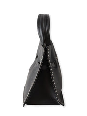 【VIOLAd'ORO】スタッズ付きWフェイスレザートートバッグ