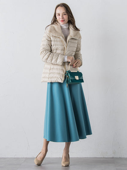 メルトンサーキュラースカート