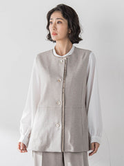 リネンライクオックスジレ