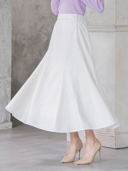 ツイードラメマーメイドスカート