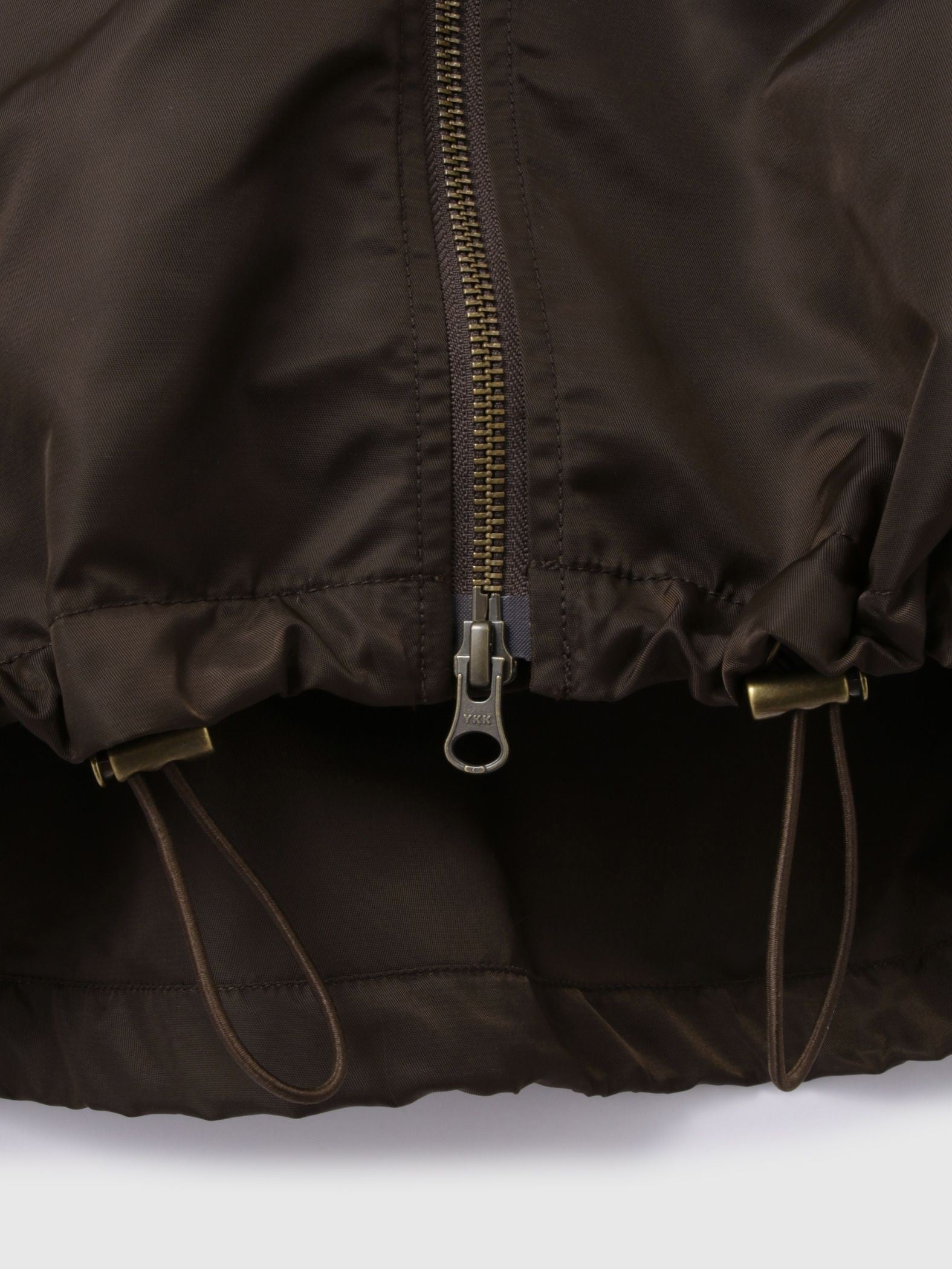 ボアライナー付きナイロンフーディブルゾン≪洗濯機で洗える≫