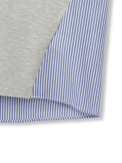 ダンボールバックストライプカーディガン