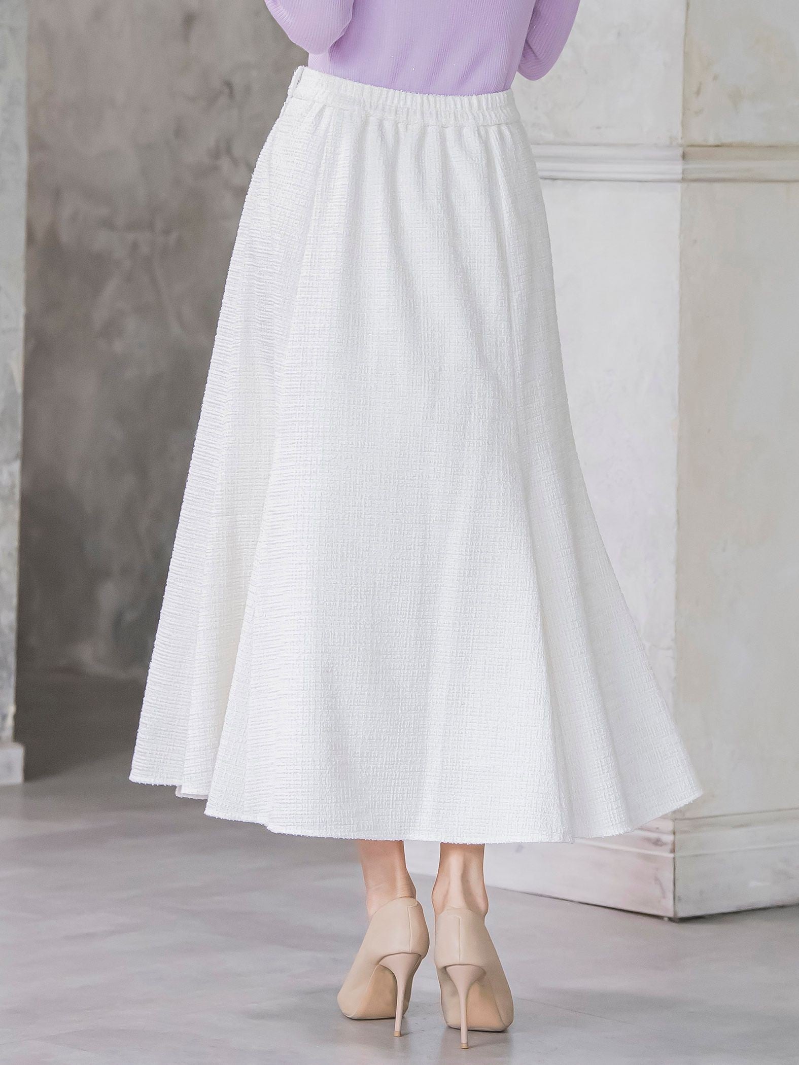 ツイードラメマーメイドスカート