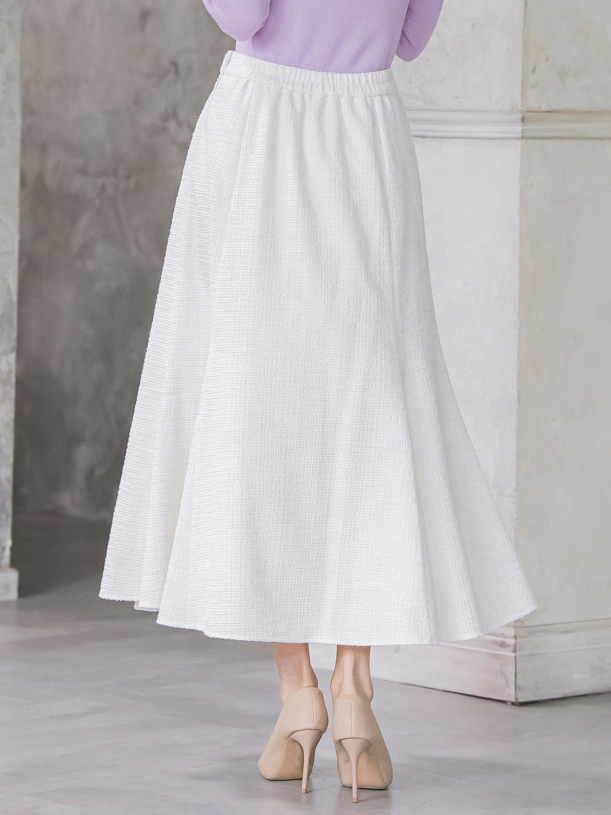 ツイードラメマーメイドスカート