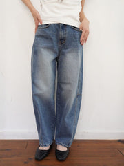 Barrel Curve Denim≪洗濯機で洗える≫