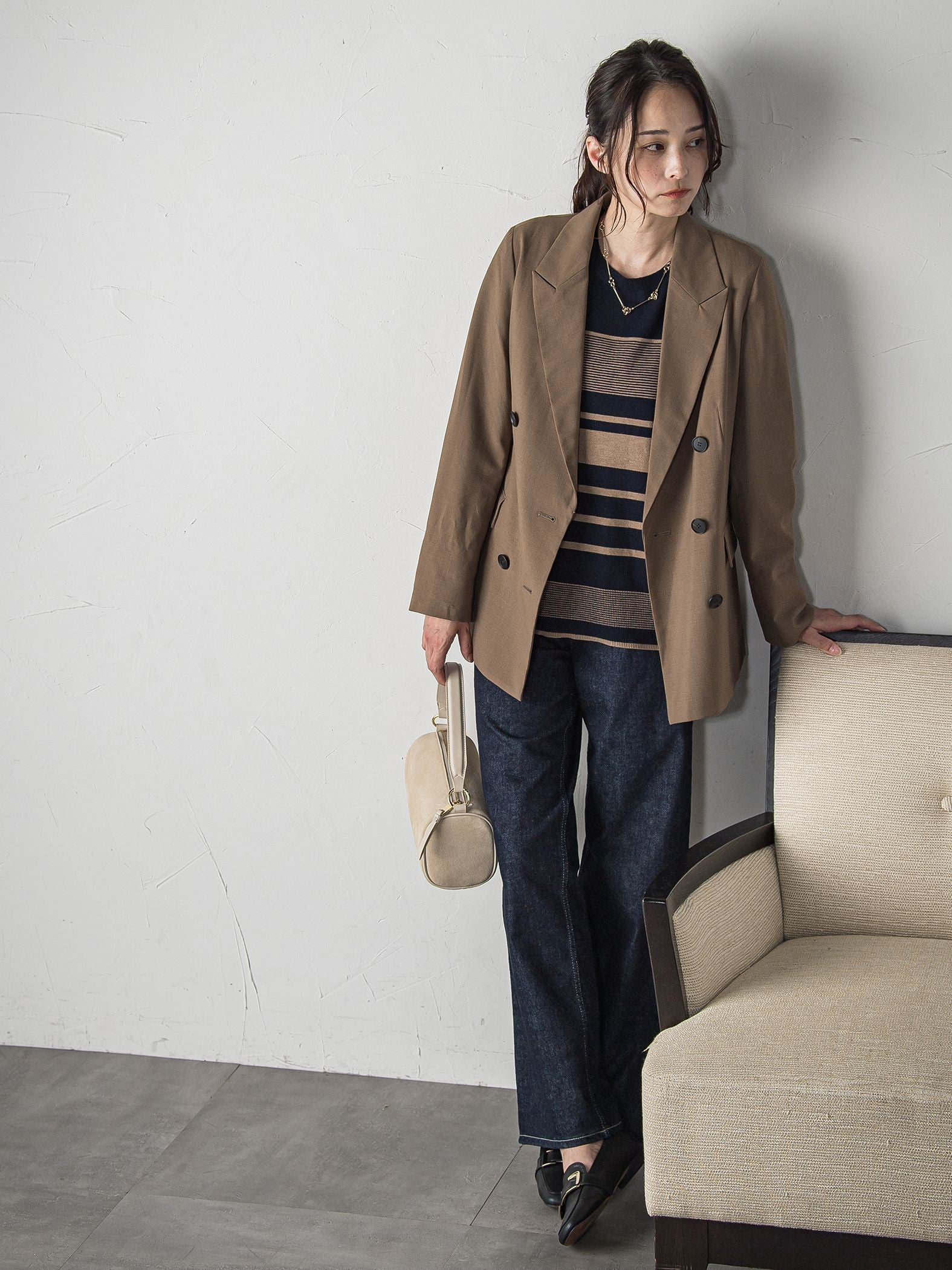 【WEB限定】ランダムボーダーニット≪11号あり/洗える≫