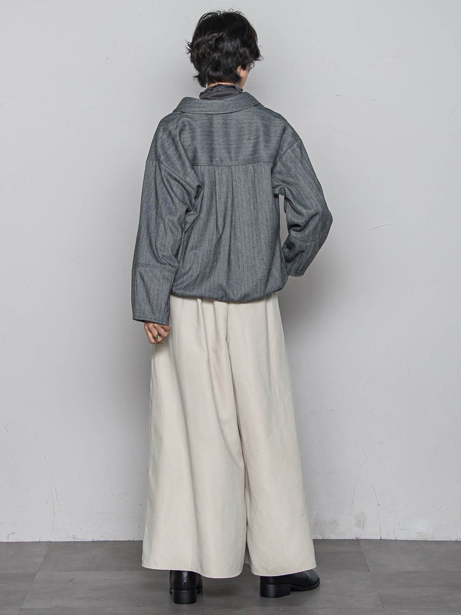 【楽・美・軽】スキッパーブラウス≪手洗い可能≫