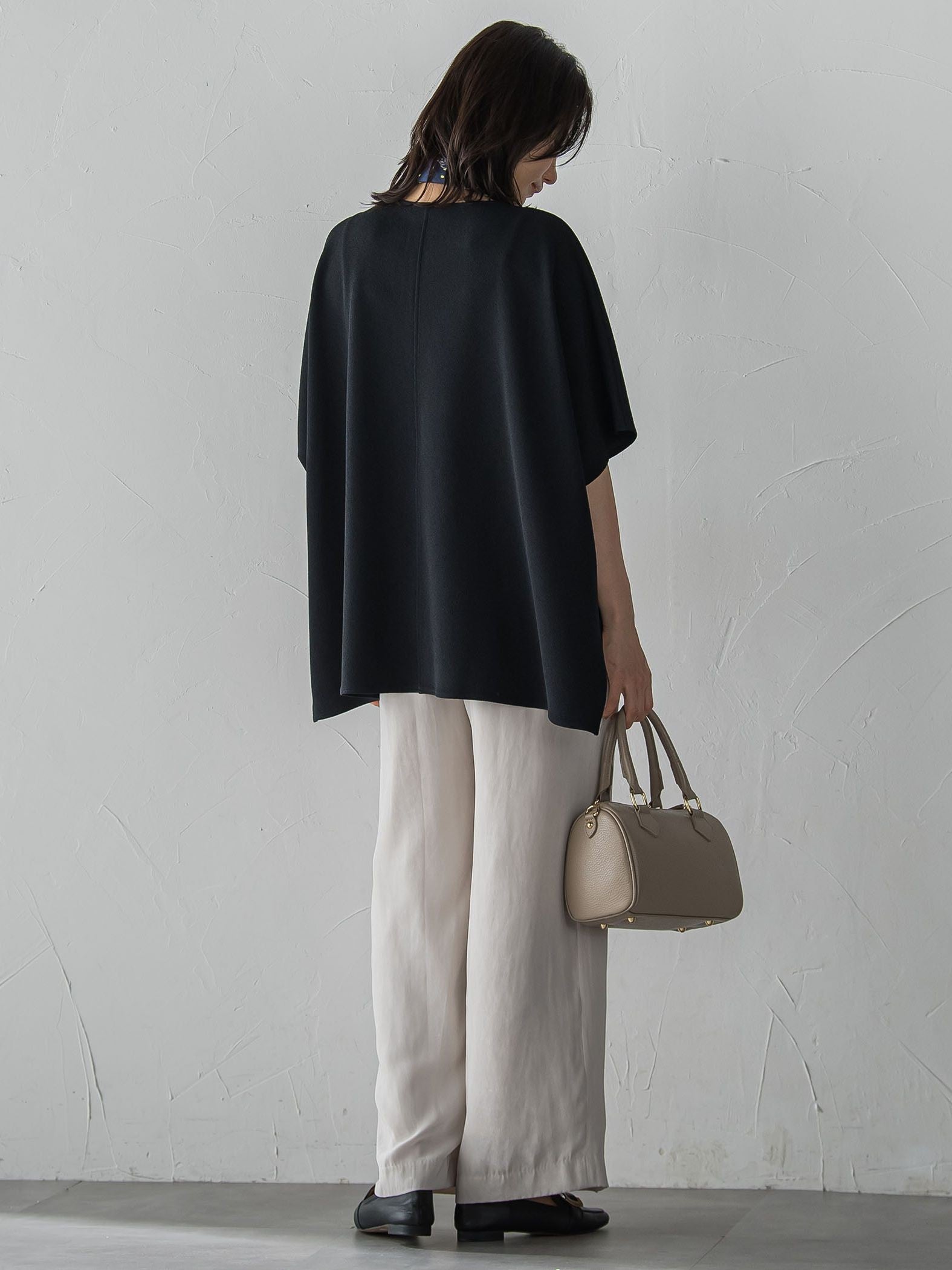 つぶつぶジョーゼットカットソー≪洗濯機で洗える≫