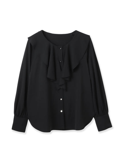 ヴィンテージツイルビッグカラーブラウス