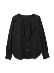 ヴィンテージツイルビッグカラーブラウス