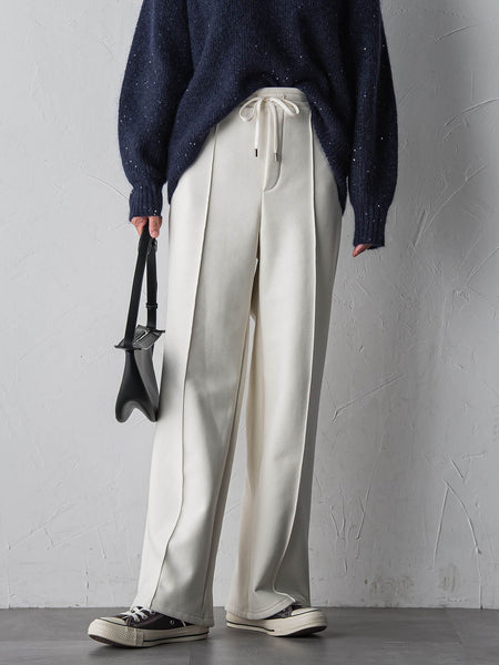 【WEB限定/新色追加】”まるで毛布”とろける裏起毛ワイドパンツ