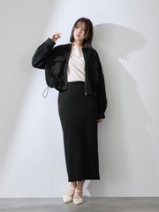 ボタニカルレースブルゾン≪手洗い可能≫