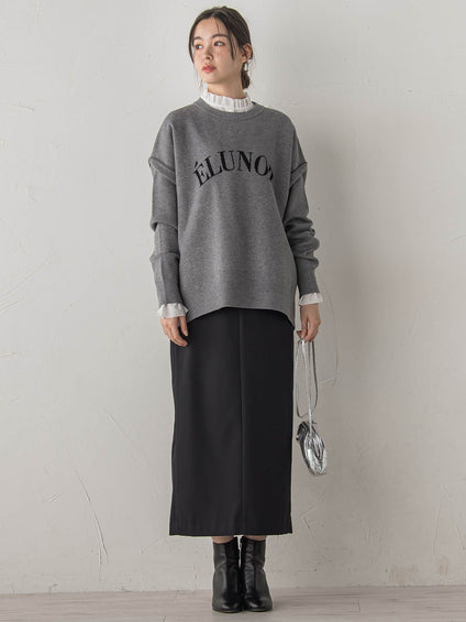 裏起毛タイトスカート≪手洗い可能≫