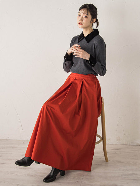 タフタタックスカート≪洗濯機で洗える≫