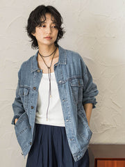 ゆれるデニムジャケット