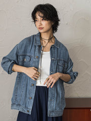 ゆれるデニムジャケット