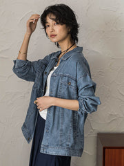 ゆれるデニムジャケット