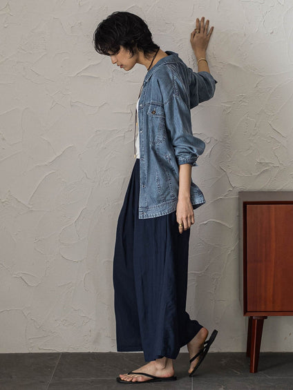 ゆれるデニムジャケット