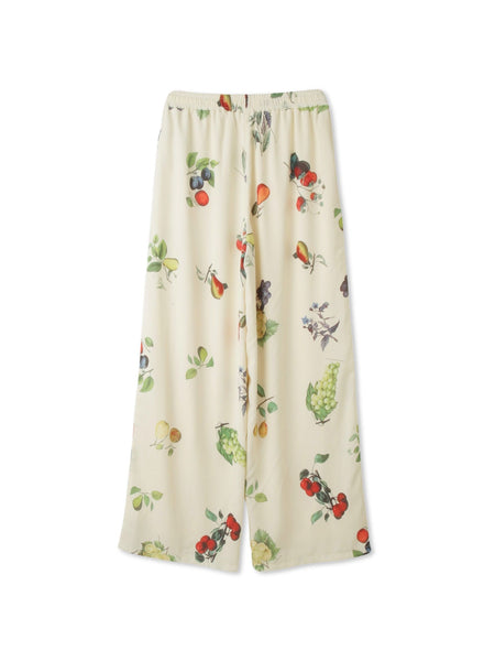 フルーツモチーフワイドパンツ