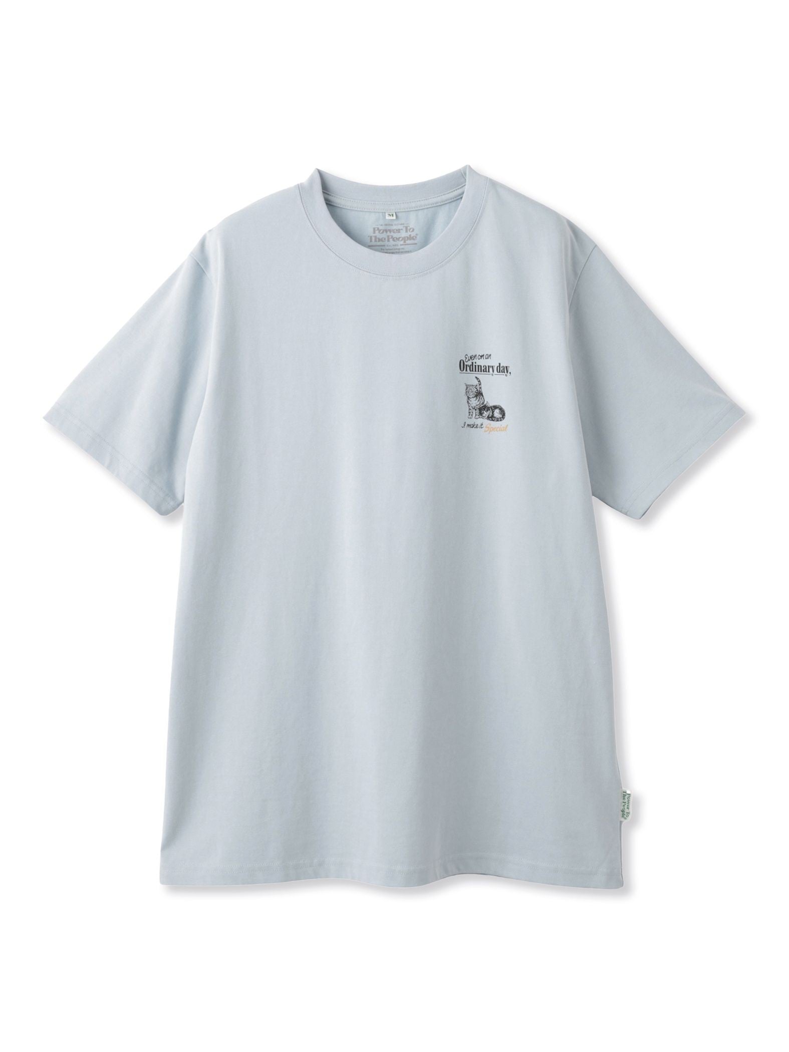 【Power To People】Ordinary day プリント Tシャツ