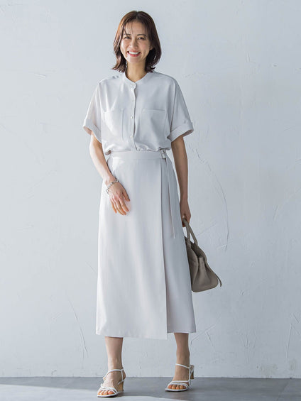 【一部店舗限定販売】キレイ×リラックス アムンゼンスカート≪洗濯機で洗える≫
