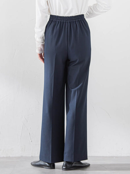 【大きいサイズ】エクセレントウォーム裏起毛ワイドパンツ