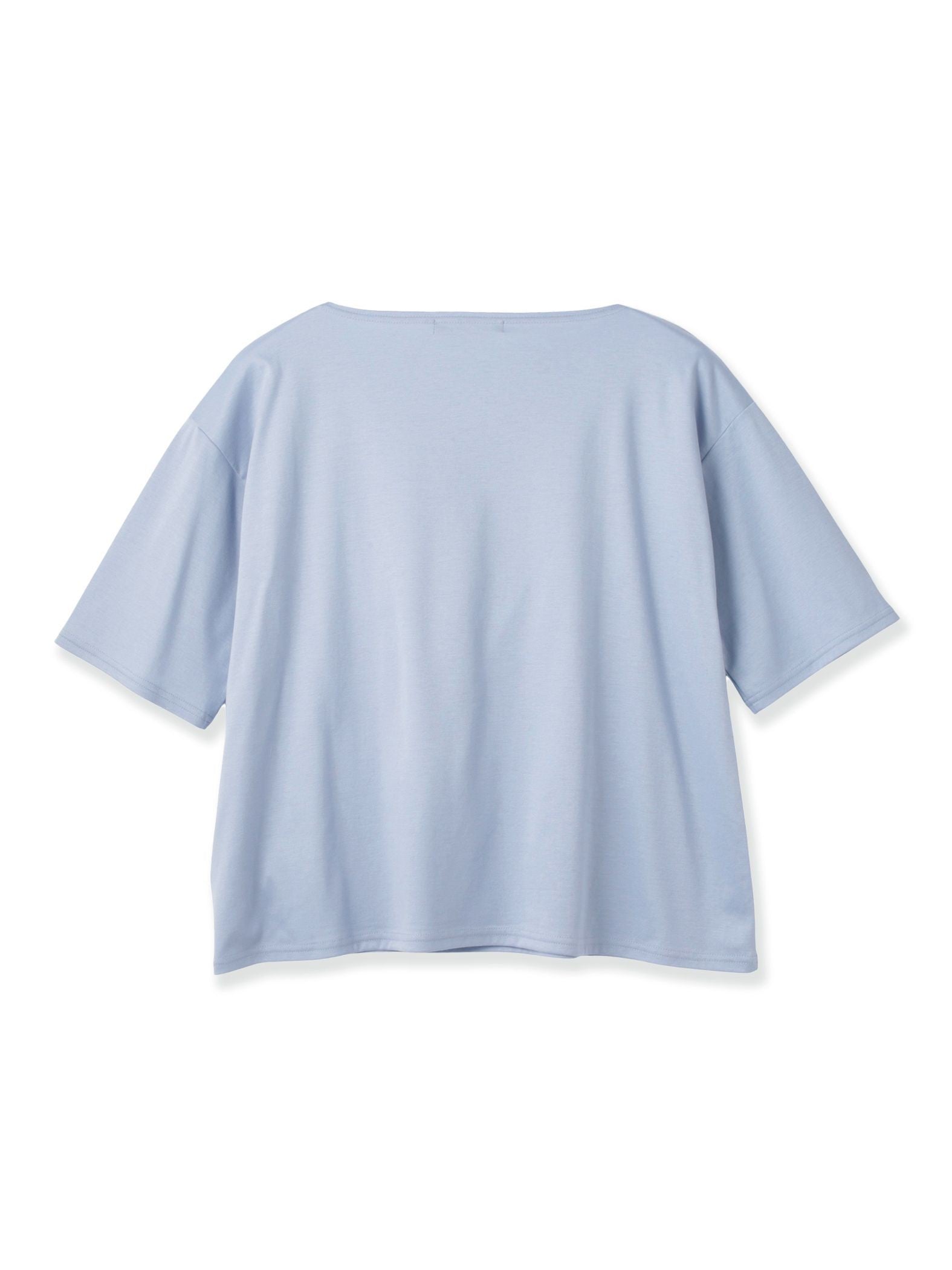 《予約》【連休。涼。軽やかに。】ボートネックT《汗じみ軽減 / 接触冷感》