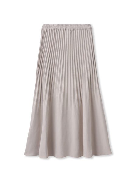 スウェードライク消しプリーツスカート≪手洗い可能≫