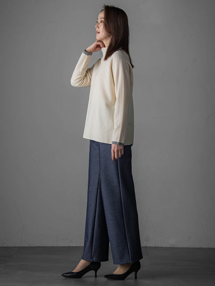 配色CHESSニット