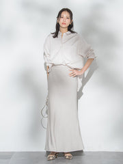 コットンポプリン2WAYストライプシャツ