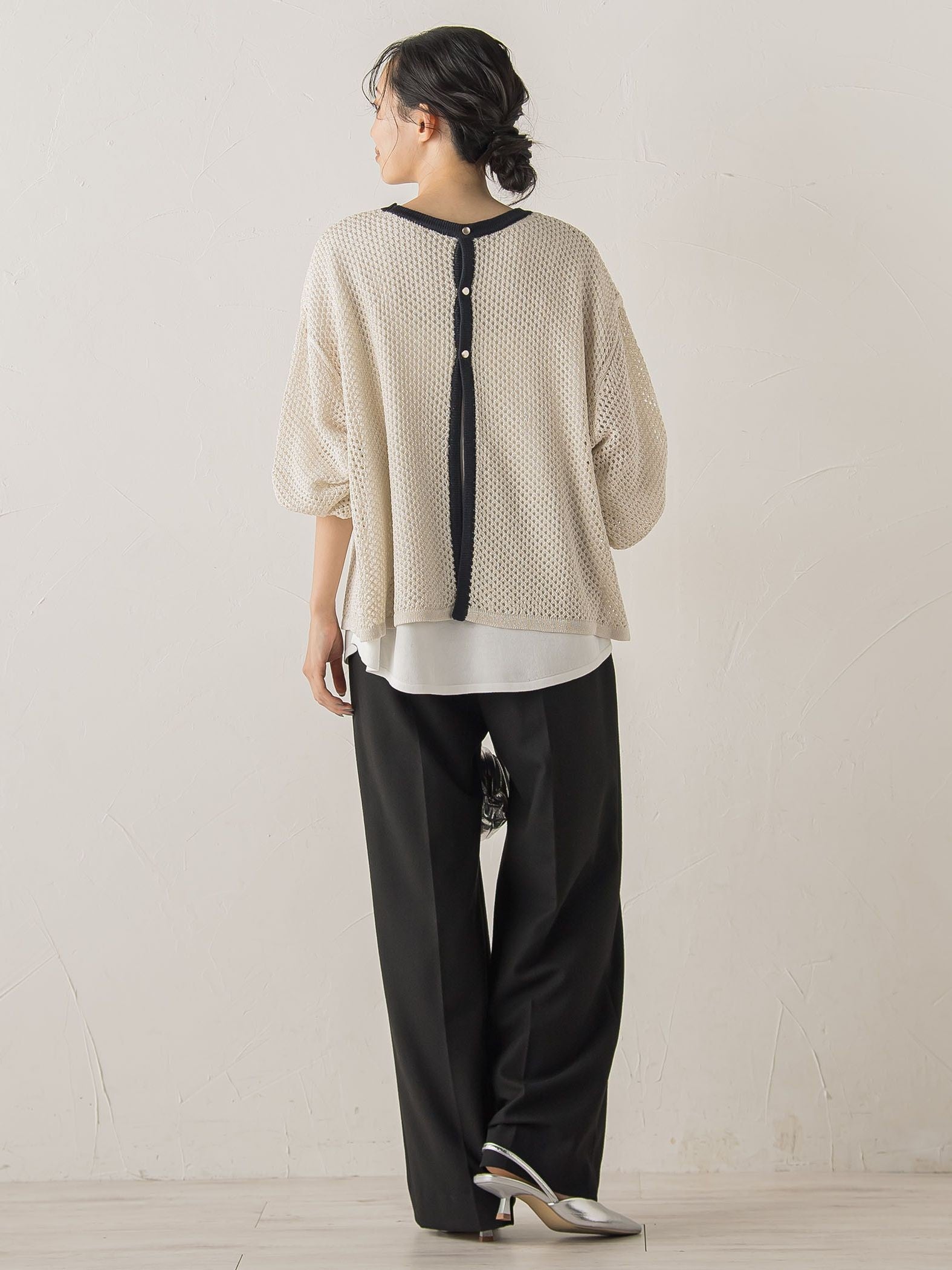 両面起毛ストレッチパンツ≪洗濯機で洗える≫