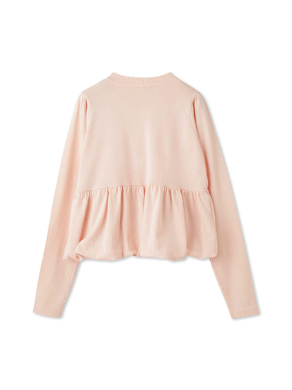 バルーンヘムニットプルオーバー